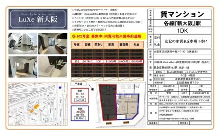 リュクス シンオオサカ 202号 0