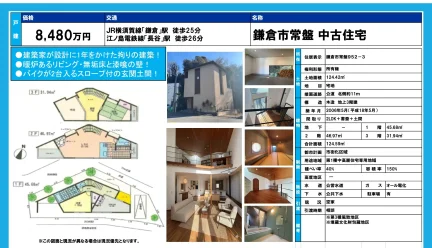 鎌倉市常盤中古住宅 2LDK+書斎+土間 0