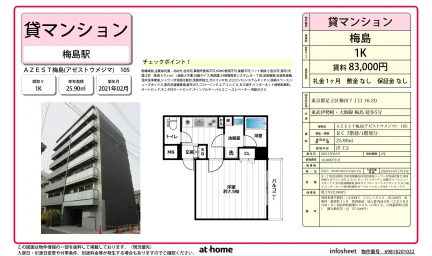 Modern Studio Condo Near Station in Umeda 0