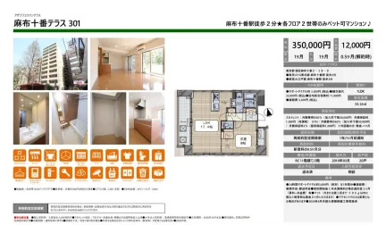 麻布十番テラス 301号 0