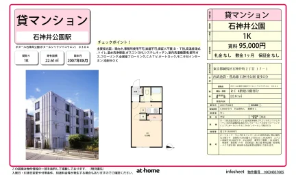 Studio Condo Near Station in Shakujiidai 0
