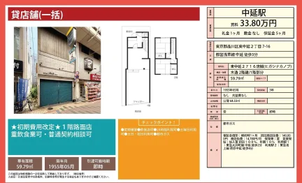 東中延 2716店舗(ヒガシナカノブ) 0