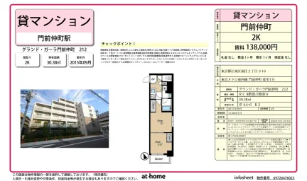 2K Condo Near Station in Fukuzumi 0