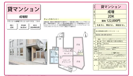 Brand New 2DK Condo in Narimasu 0