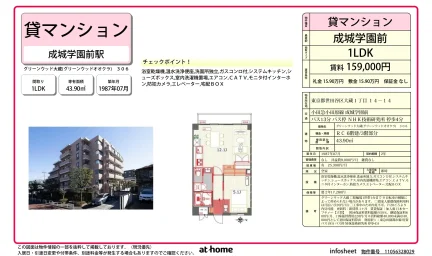 Vintage 1LDK Condo in Okura 0