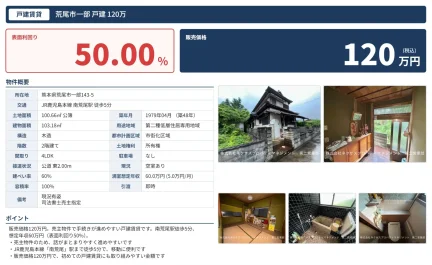 熊本県荒尾市一部 中古戸建 0