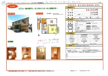 CREST NISHIHARA 201 201号 0
