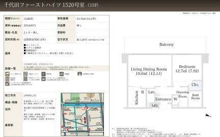 千代田ファーストハイツ 1520号 0