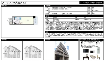 プレサンス新大阪ヴィガ 608号 0