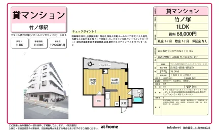 ソマール西竹の塚 405 0