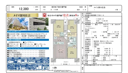 メイツ深川住吉 4階 0