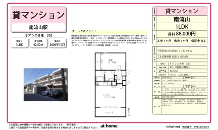 オアシスB棟 303号 0