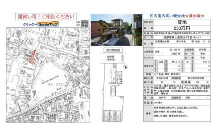 京都府京都市東山区清水４丁目１６３－７ 事業用地 0