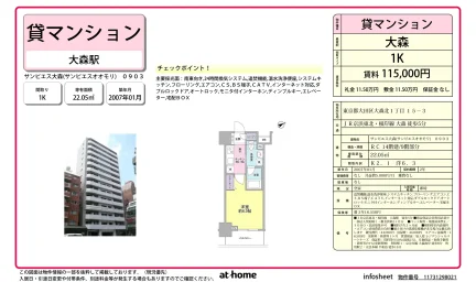 Studio Condo Near Station in Omorikita 0