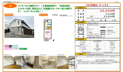 ドルフ北烏山 105号 0