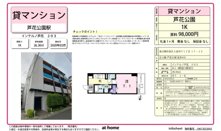 Modern Studio Condo Near Station in Kamitakaido 0