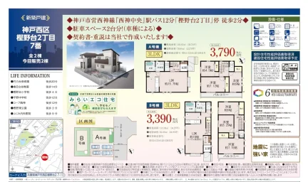 Brand New 3-Bedroom House in Kashinodai 0