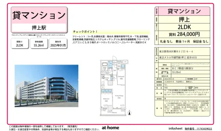 Brand New 2LDK Condo in Yokokawa 0