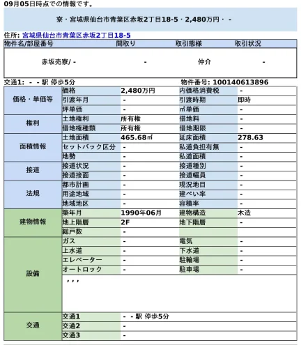 赤坂売寮 0