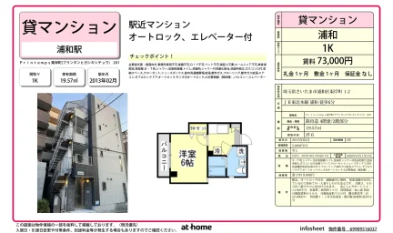 Studio Condo Near Station in Higashikishicho 0