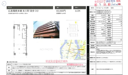ラフォーレ十日市 606号 0