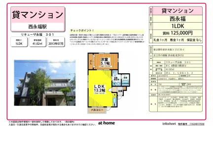 1LDK Condo Near Station in Eifuku 0