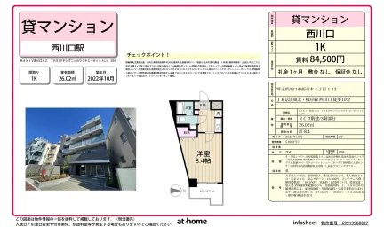 Modern Studio Condo in Nishiaoki 0