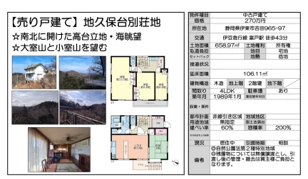 静岡県伊東市吉田 中古戸建 0