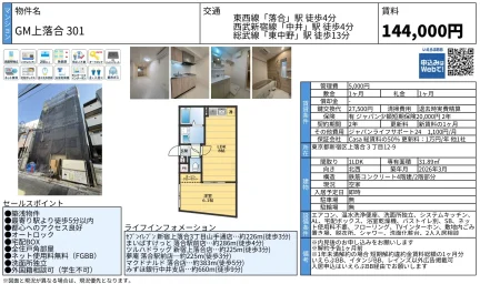 GM上落合301 301号 0