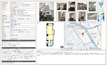 プライムアーバン仙台北目町 208号 0