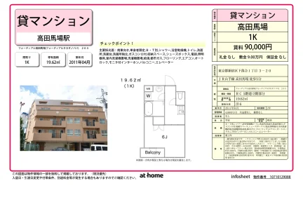 Studio Condo Near Station in Shimochiai 0