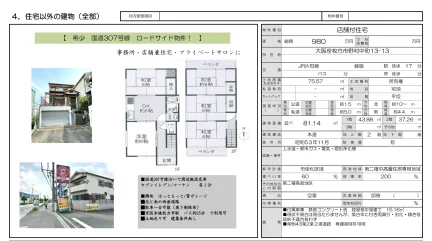 大阪府枚方市野村中町 店舗付住宅 0
