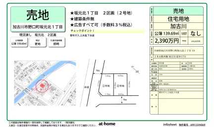 Land in Noguchicho sakamoto 0