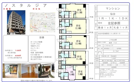 ノスタルジア 302号室 0
