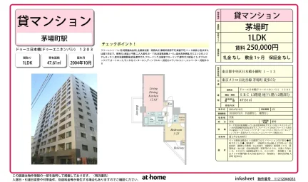 1LDK Condo Near Station in Nihombashikoamicho 0