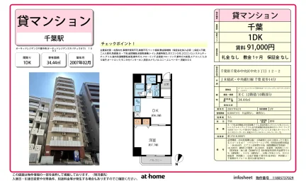 1DK Condo in Chuoko 0