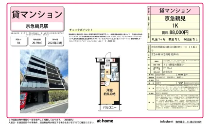 Modern Studio Condo in Ushiodacho 0