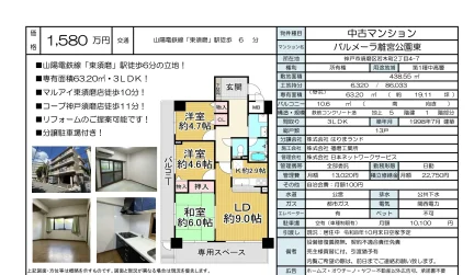3-Bedroom Condo in Wakagicho 0