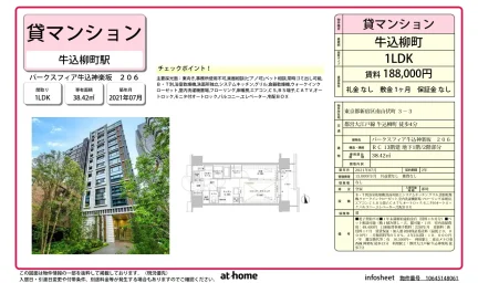 Modern 1LDK Condo Near Station in Minamiyamabushicho 0
