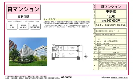 Modern 1LDK Condo Near Station in Kitashinjuku 0