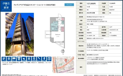 クレヴィアリグゼ北品川 II ステーションコート 602号 0