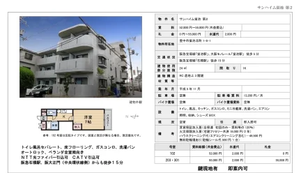 サンハイム蛍池 第2 102号 0