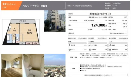 ベルゾーネ千住 1001号 0