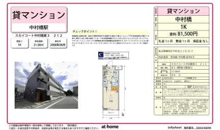 Studio Condo Near Station in Nakamuraminami 0