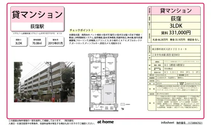 3LDK Condo in Amanuma 0