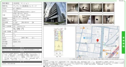 プレサンス大阪都島エレナード 207号 0