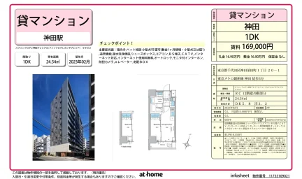 Modern 1DK Condo Near Station in Kandasudacho 0