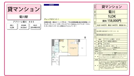 アプリーレ菊川 405号 0
