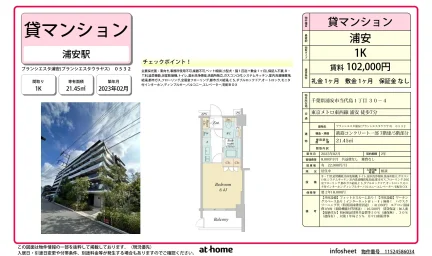 Modern Studio Condo Near Station in Todaijima 0