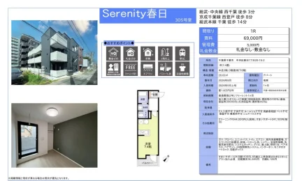 セレニティ春日 305号 0